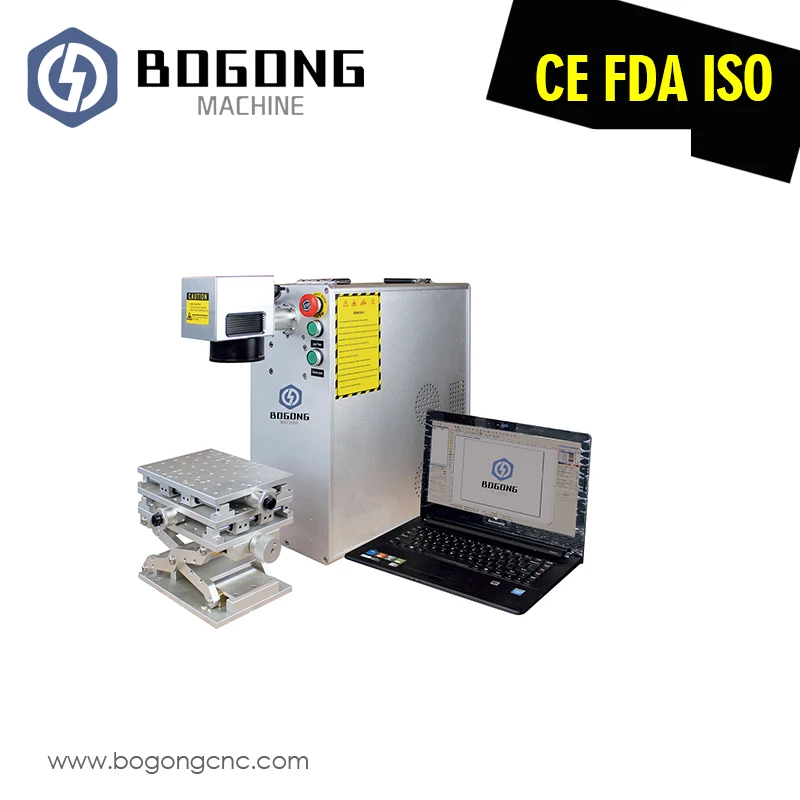 desktop easily movable MOPA mini portable laser marking machine for color signs | Инструменты