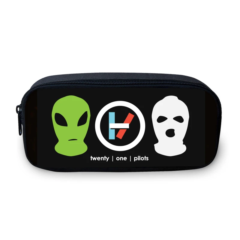Новинка 2019 года сумка-карандаш с рисунком Twenty One Pilots для мальчиков большая