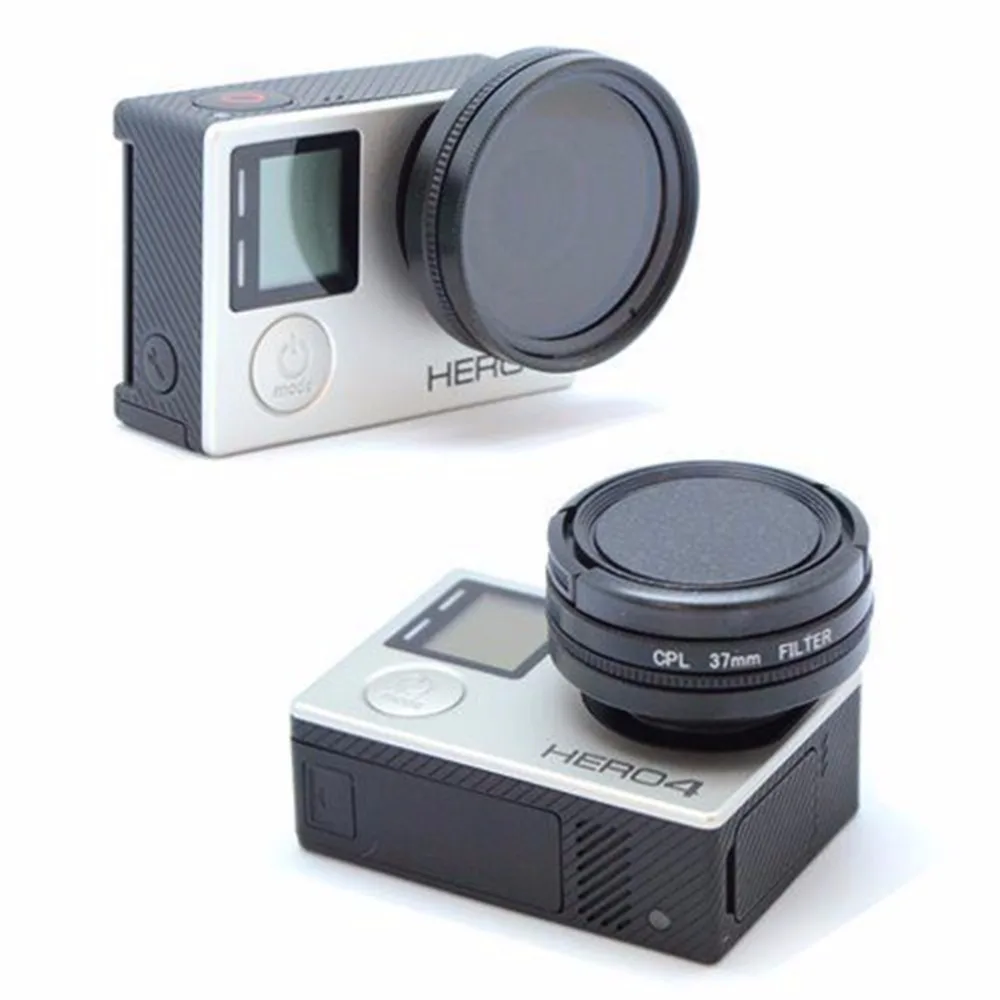 Супер 37 мм для Gopro CPL фильтр круговой поляризатор фильтр объектива для Gopro Hero 3 4 Новое поступление Eletronic Hot