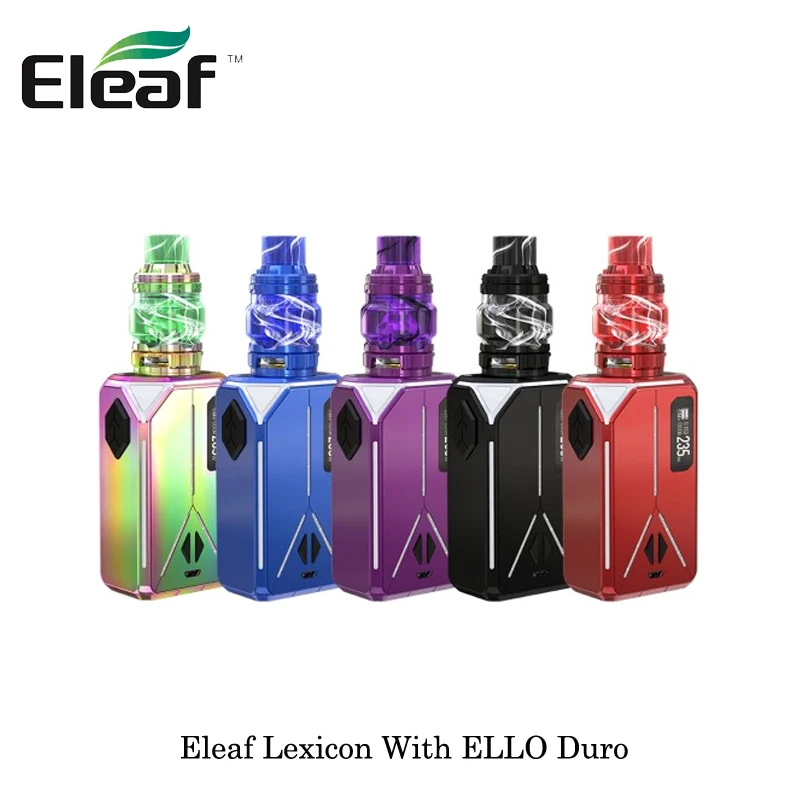 Eleaf Lexicon комплект 235 Вт электронные сигареты коробка мод Vape с Элло Дуро танк