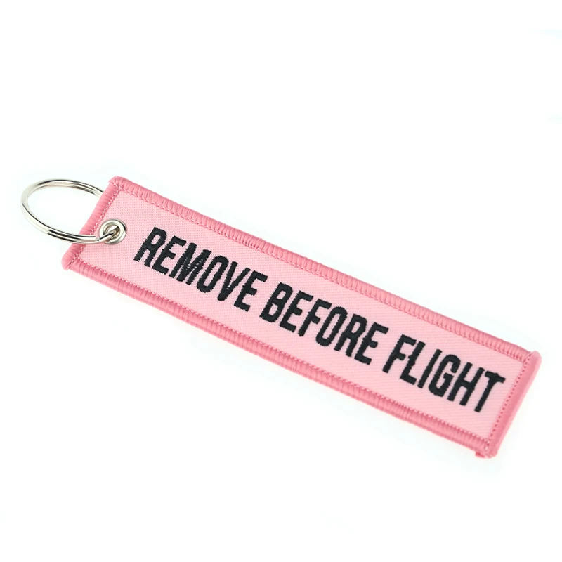 3 шт./лот remove Before Flight розовый брелоки для связок ключей брелок машин и мотоциклов с