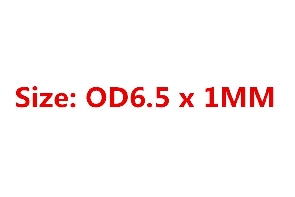 6.5mm x 1mm 100 шт черный O шайба уплотнительное резиновое кольцо прокладки из бнк OD4.5/5/6/6,5/7/8/9/9,5/10/11 мм x 1 мм для воздуха погодных масло - Цвет: 6.5mm x 1mm