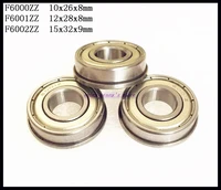 f6001zz x15pcs f6002zz x 12pcs metal shielded flange deep groove ball bearing