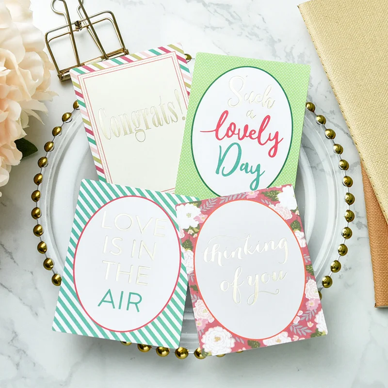 Карманные карточки из цветной бумаги без кислоты 24 шт. для скрапбукинга проектов