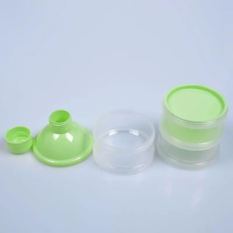 Портативная для кормления коробка молока с 3 ячейками хранения грудных детей