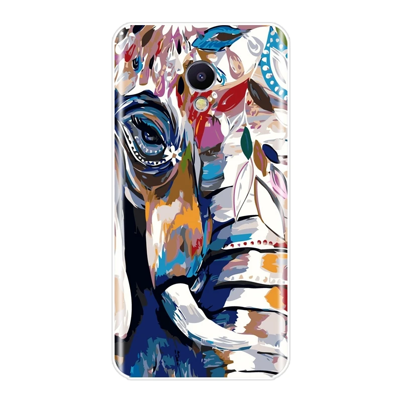 Чехол-накладка для Meizu M6 M5 M3 M2 Note мягкий силиконовый чехол с изображением кролика