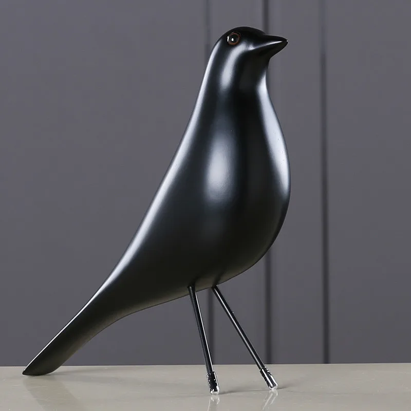 Простое украшение для птиц мягкая мебель дома креативные поделки черные белые