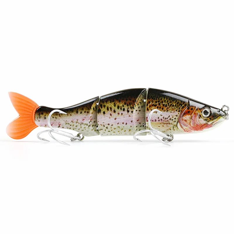 Mmlong 4." профессиональные рыболовную приманку 3 сегментов реалистичные Swimbait медленно тонет приманки искусственные приманки 4 крюк приманки рыболовные рыболовные приманки# MML18A-S - Цвет: 3