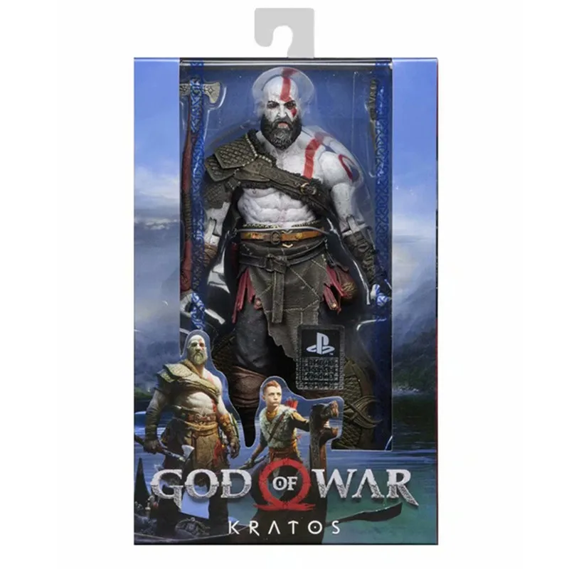 Фигурка NECA Orignal God of War 4 Kratos из ПВХ Коллекционная модель игрушек в розничной