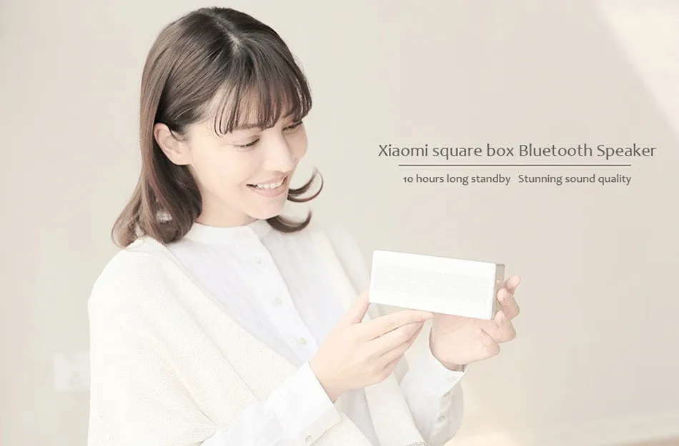 Xiao mi Bluetooth динамик квадратная коробка Bluetooth 4,0 mi беспроводной громкий динамик mi ni портативный для мобильного телефона металлический корпус