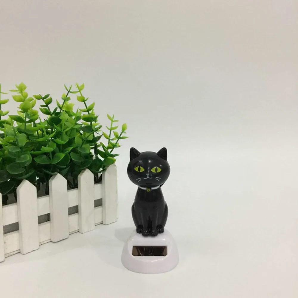 На солнечных батареях Танцующая кошка качающаяся игрушка в подарок для украшения автомобиля Новинка счастливый танец солнечные игрушки животных для детей 4,0