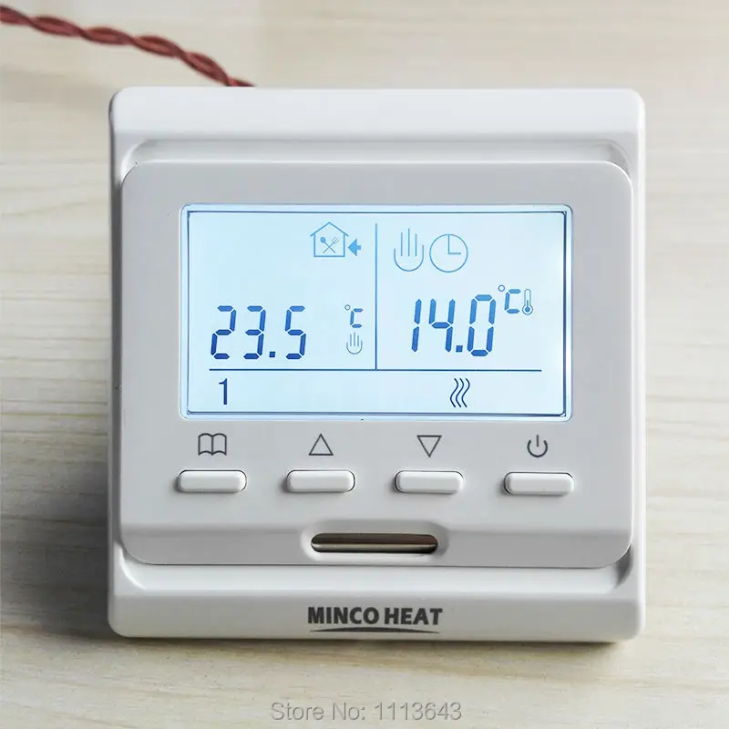 230V ЖК-дисплей дисплей недельный программируемый цифровой контроллер температуры домашние тапочки с вышитым узором в виде оленей цифровой термостат нагрева 16A(3 шт