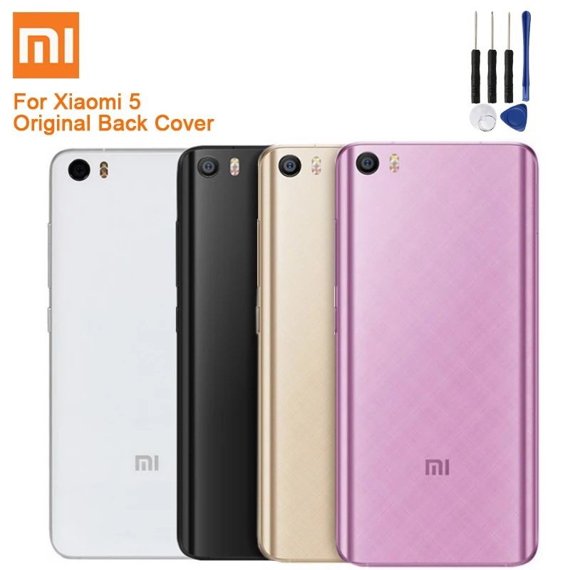 Оригинальный чехол для XIAOMI Mi 5 задняя крышка Xiaomi M5 запасной корпус|Бамперы| |