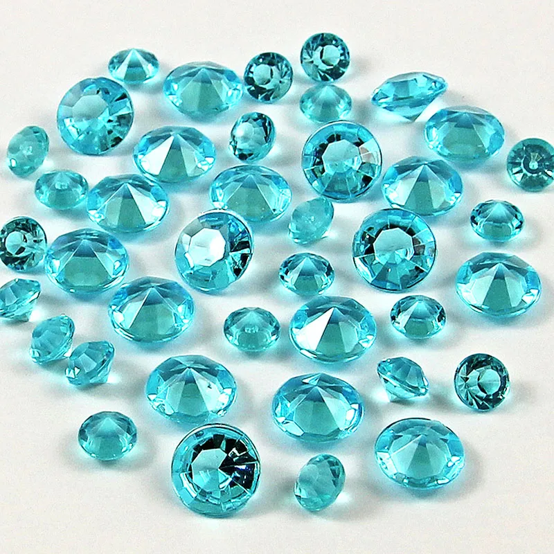2000 шт Акриловые Хрустальные бриллианты для свадебной вечеринки Конфетти Таблица
