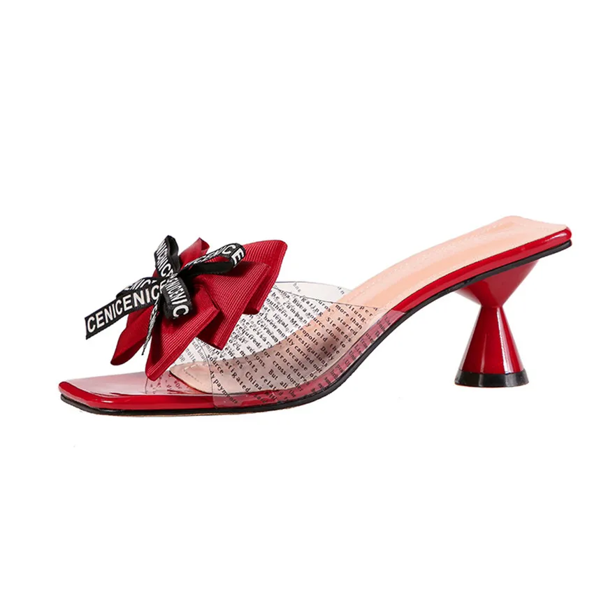 Туфли женские на платформе 6 см элегантные пикантные прозрачные туфли-лодочки