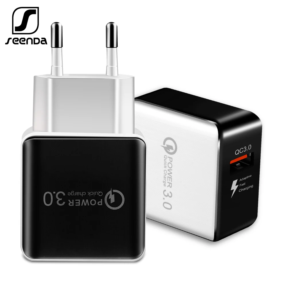 SeenDa 18 Вт быстрое зарядное устройство 3 0 для мобильного телефона USB быстрая