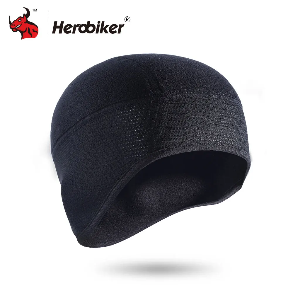 HEROBIKER Балаклава Шлем мотоциклетная ветрозащитная шапка осенне зимняя теплая