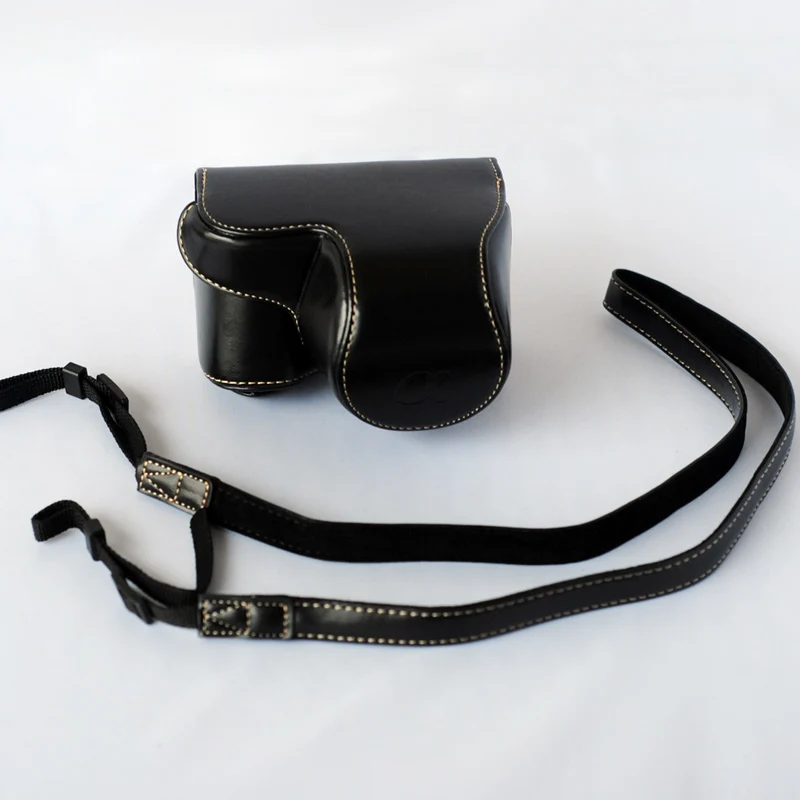 Чехол из искусственной кожи для камеры Sony A6000 A6400 A6300|camera bag|camera bag caseleather camera |