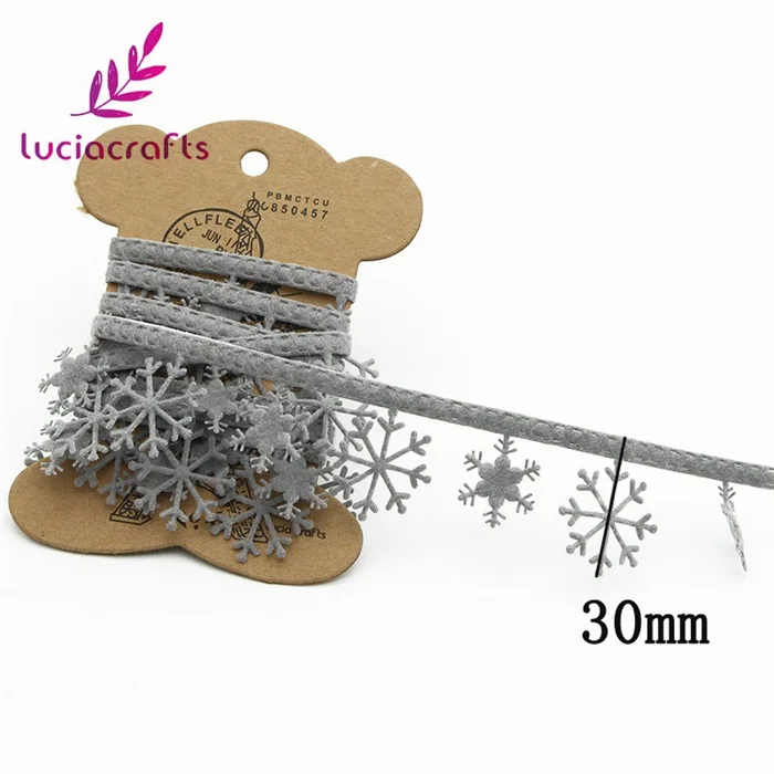 type 21 30mm Распродажа! Lucia crafts, 2 ярда, много вариантов, ручная работа, кружевная лента, самоклеющиеся, рождественские, вечерние, рождественские украшения, аксессуары Q0804 - Цвет: type 21 30mm
