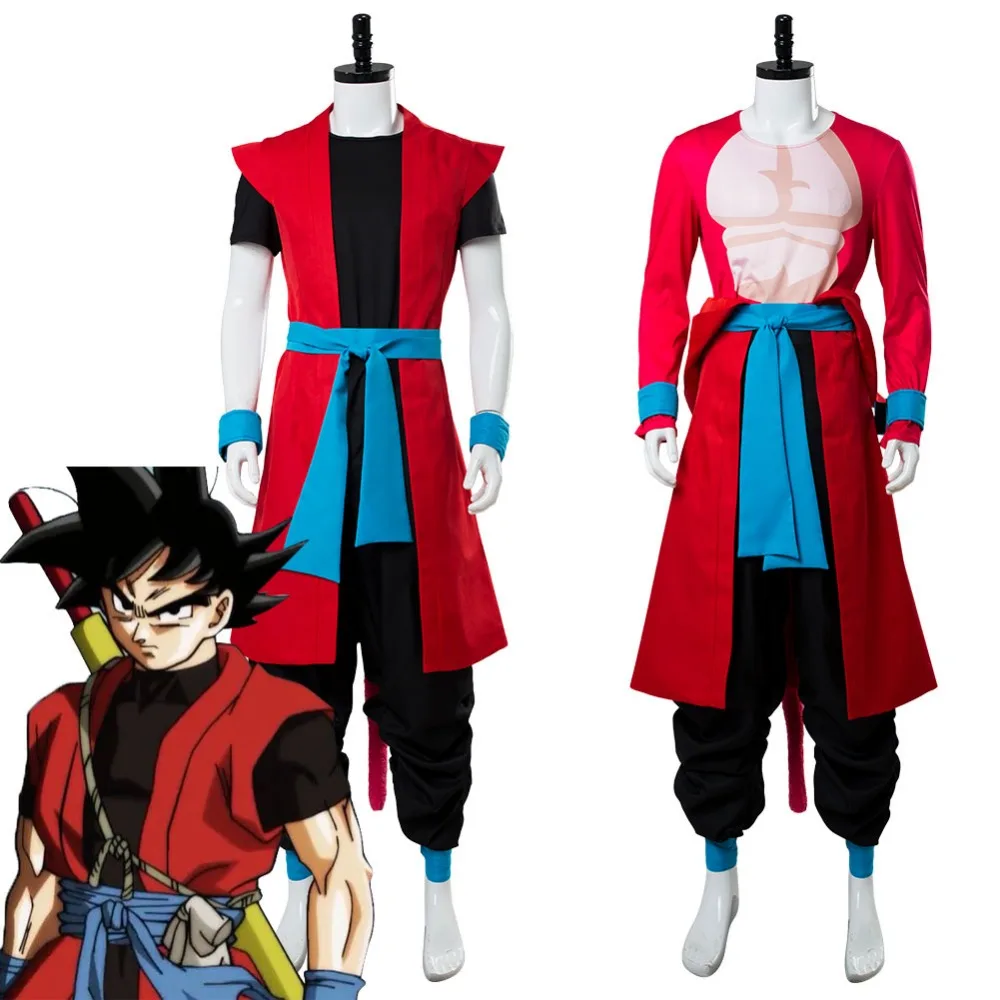 Сын костюм Гоку косплей зено наряд супер Dragon Ball-Z герои: Вселенная Миссия косплей костюм Взрослый Сон Гоку костюм на Хэллоуин