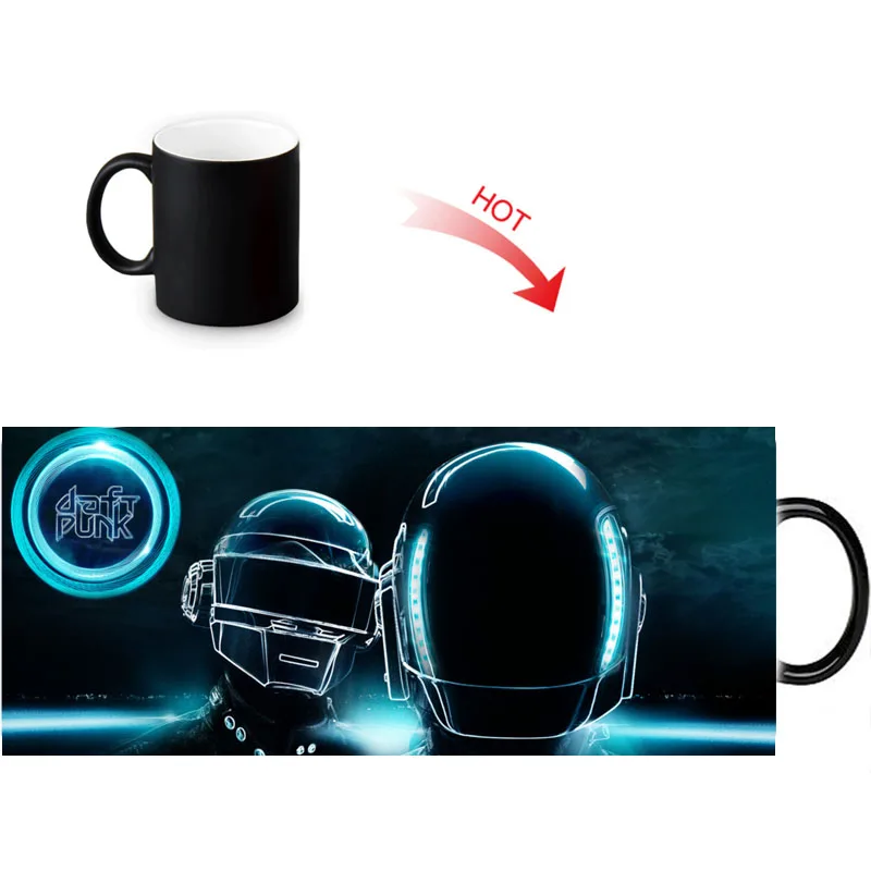 Волшебная кружка Daft в стиле панк сделай сам меняющая цвет от тепла для воды