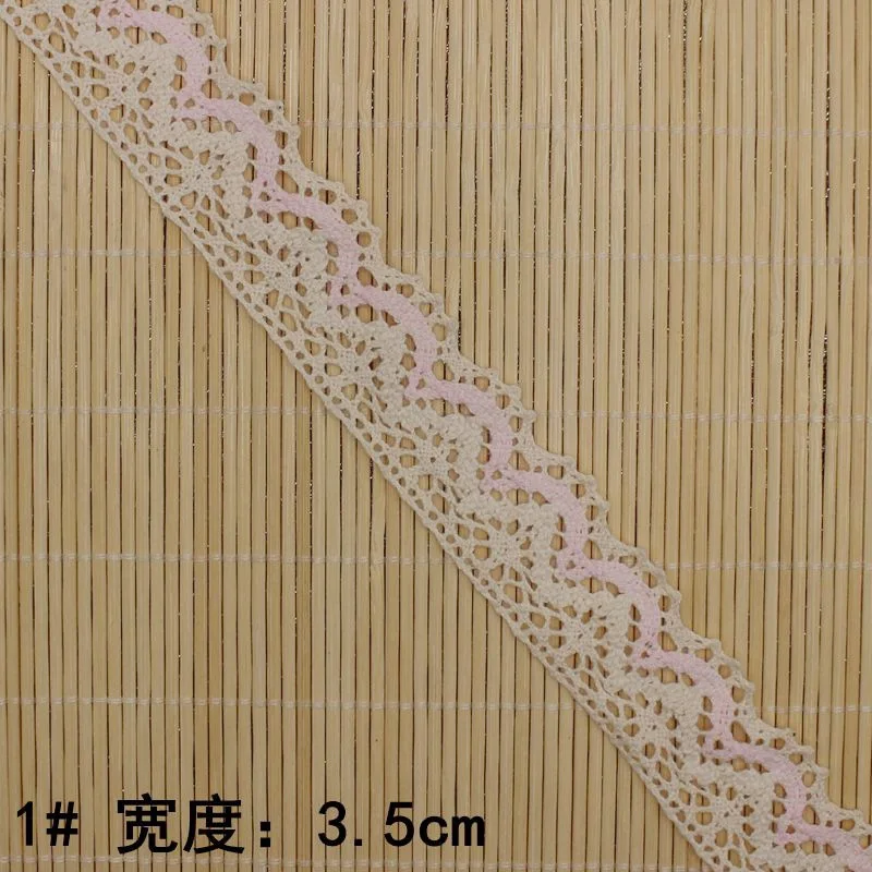 Meetee 10yards/lot 1.1CM White Cotton Lace Fabric Coloured Pure Accessories DIY Sofa Table Cloth Curtain Decorative ZK5028 | Дом и сад