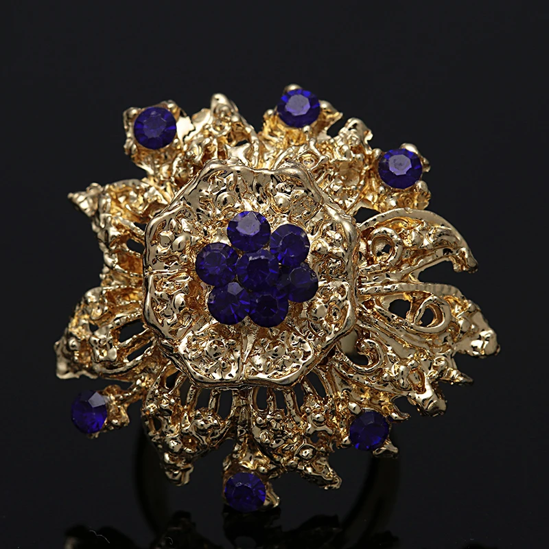 Синие Бусины нигерийские Свадебные африканские бусины ювелирные наборы Дубай