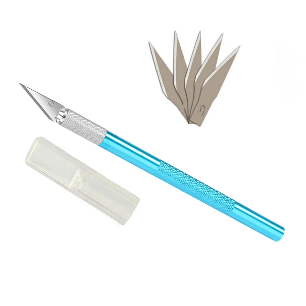 6 лезвий резной нож ремесло Работа резак для поделок набор резьбы трафарет модель