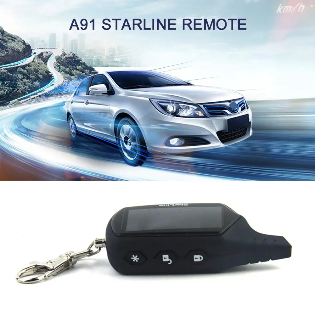 Starline A91 чехол для ключей русской версии Lcd двусторонний пульт дистанционного