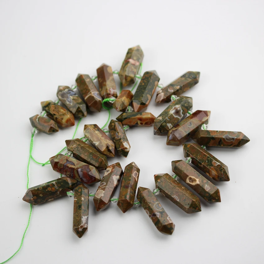 Прибл. 23 шт./нитка бусы из натуральных полярных ясенцев просверленные граненые