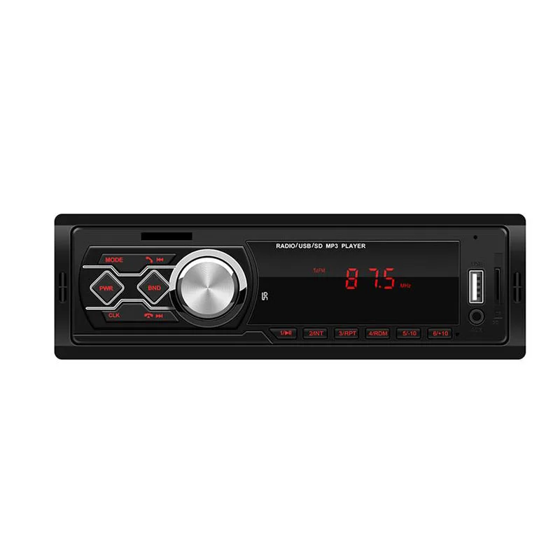 1 Din автомагнитола Авто Аудио Стерео 12 В Поддержка FM Aux в приемник USB MP3 радио плеер без Bluetooth с пультом дистанционного управления