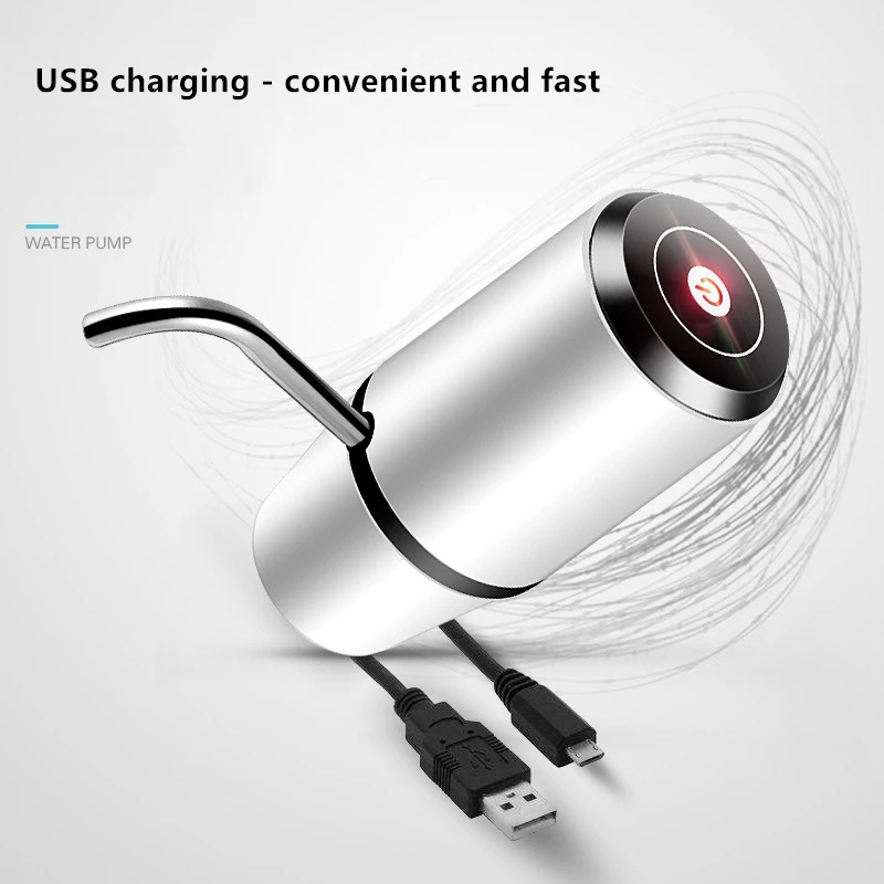 Портативный USB зарядный диспенсер для воды бутилированного автоматического
