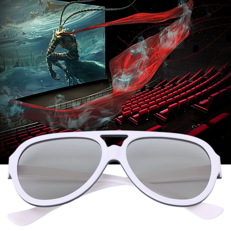 OOTDTY 3D очки универсальные круговые Пассивные Поляризационные для телевизора Real