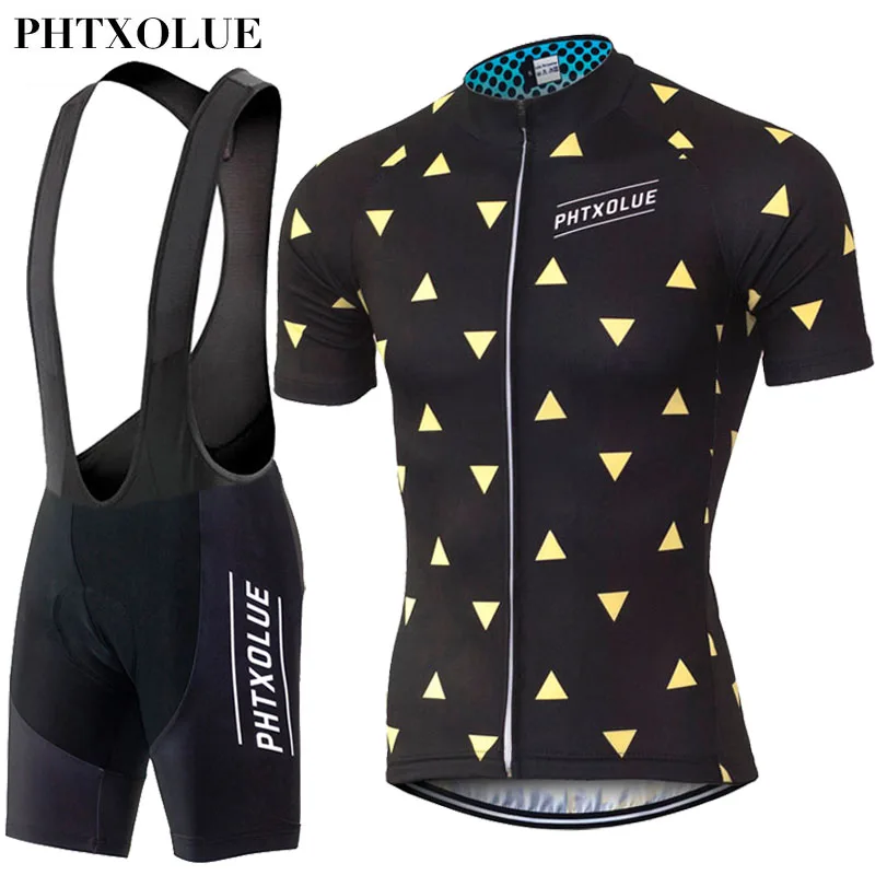 Одежда для велоспорта PHTXOLUE/дышащая быстросохнущая Мужская одежда комплекты с