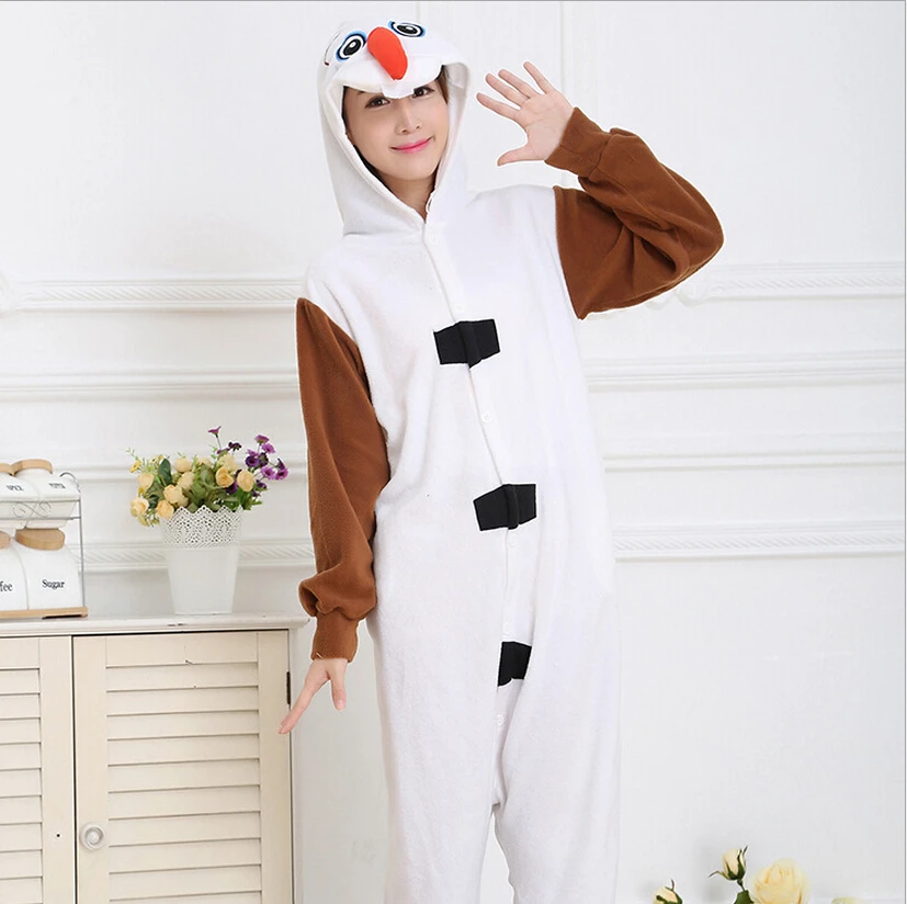 Унисекс Животные Комбинезон с рисунком из аниме Олаф для взрослых костюм