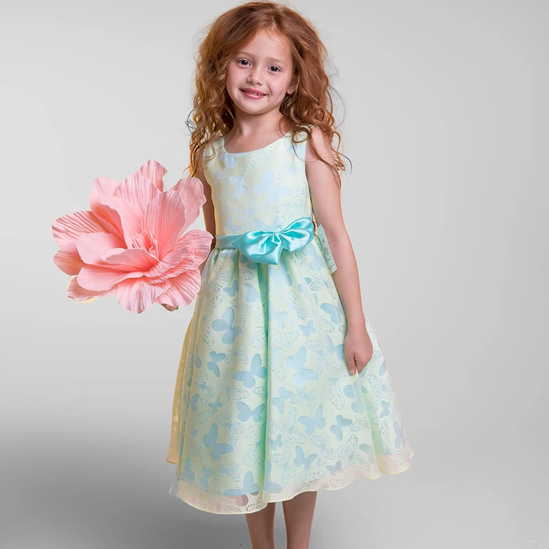 Платья для девочек без рукавов с героями мультфильмов младенцев детская одежда