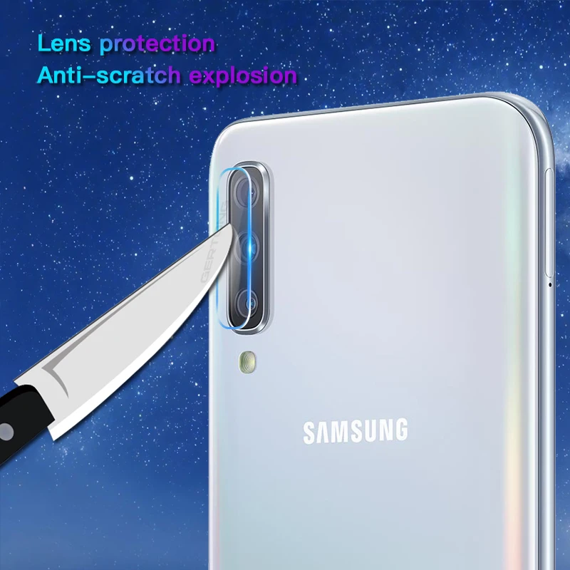 Защитная пленка для объектива камеры Samsung A50 закаленное стекло экрана Galaxy A505 A505F