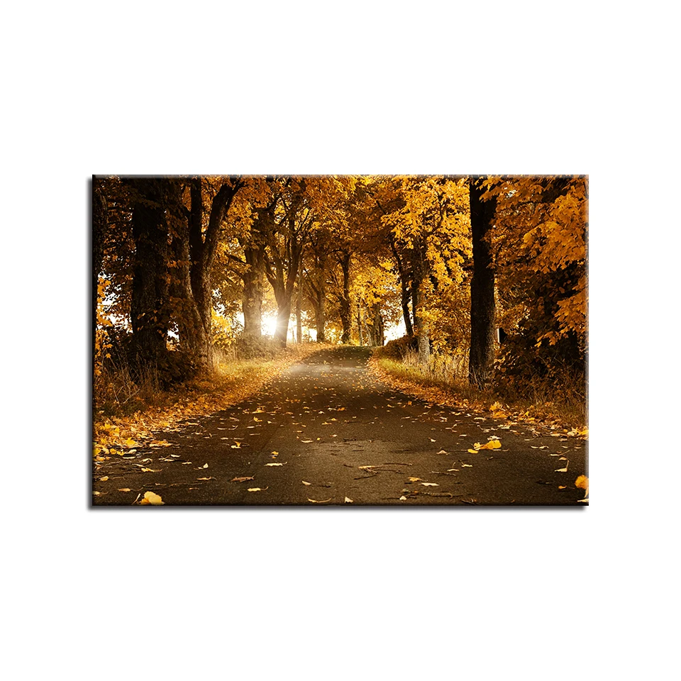 Gohipang Печать на холсте картина настенное искусство домашний декор 1 шт. Осенняя