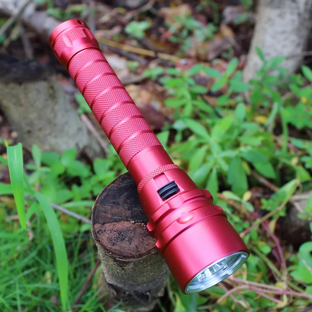 Sofirn красный MS11 Cree XML2 Дайвинг вспышки светильник 18650 мощный Dive светильник светодиодный светильник фонарь светильник поиск светильник Подводный фонарь