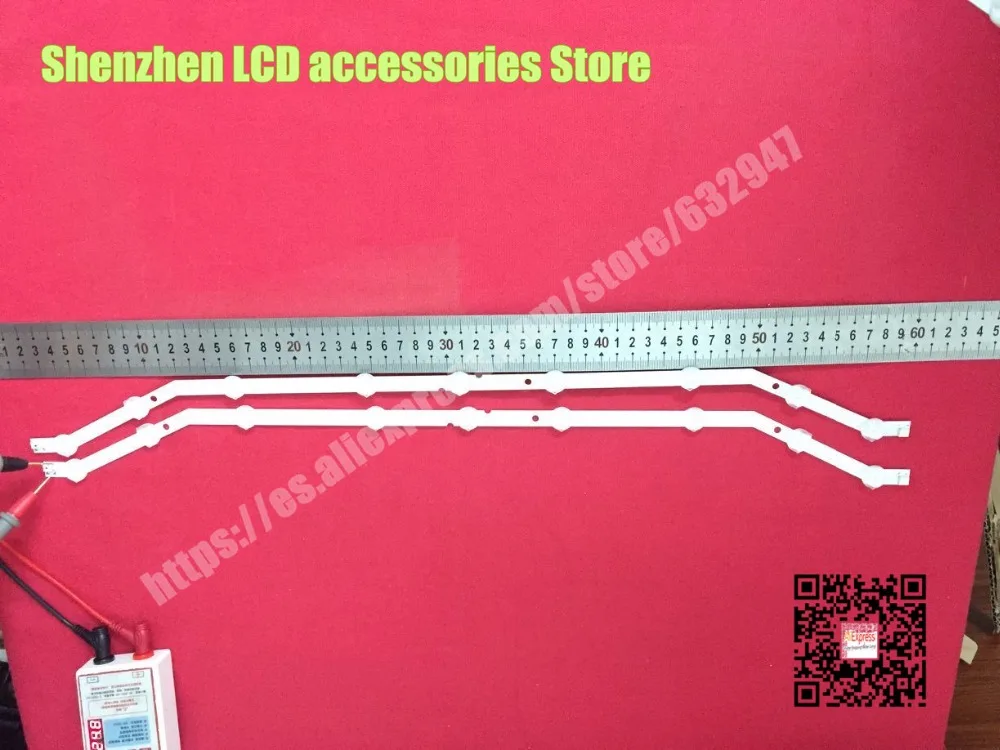 4 шт./лот 9 светодиодный подсветка полосы для samsung 3" tv 2013svs32_3228N1_B2_09 Barra 9-led полосы D3GE-320SM0-R2 UE32EH4003WX