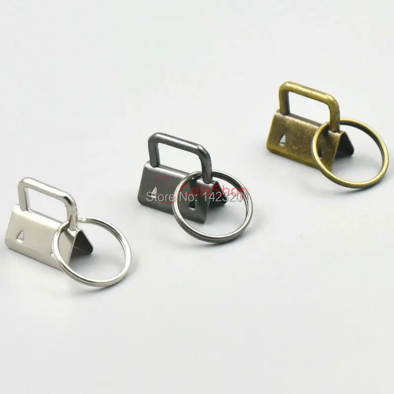 20 компл./лот 1 &quot25 мм брелок для ключей сплит кольцо наручный браслет хлопок с