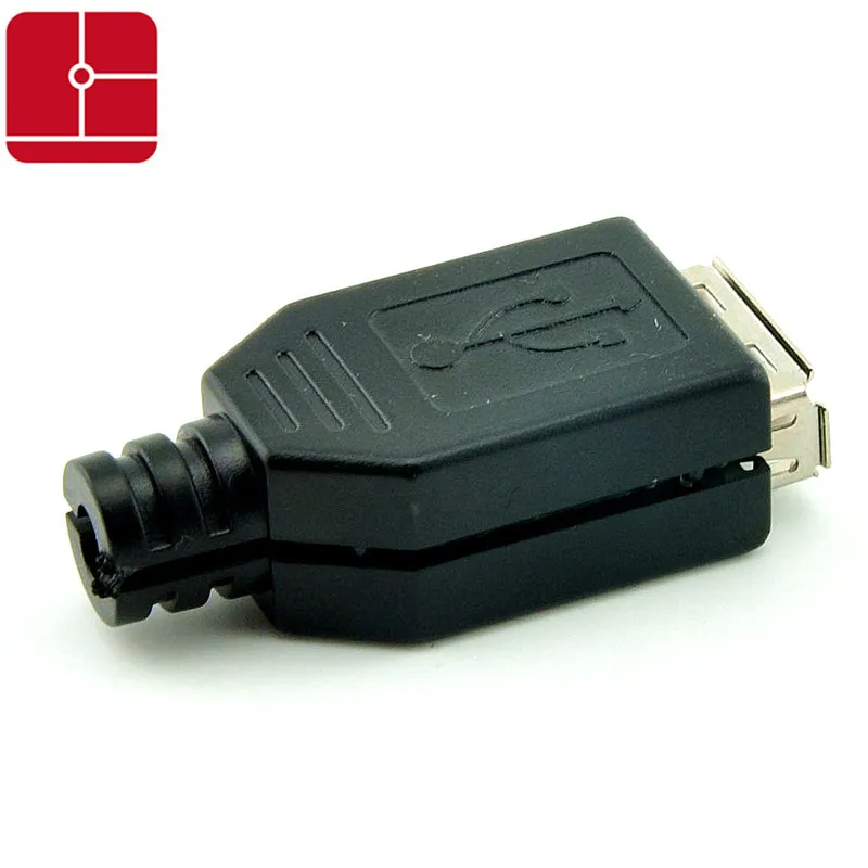 

20 штук в наборе USB мужской головы флеш-накопитель USB с гнездовым головка USB привариваемый фитинг для головы гнездовой разъем type A линия