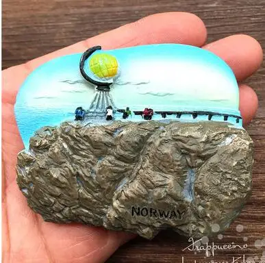 Норвежский туристический мемориальный пейзаж, магнит на холодильник, 3d магнит-наклейка на холодильник, сувенир для путешествий, кухонные подарки, украшение для дома