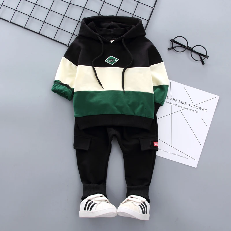 ZWXLHH Hot Sell Baby Girl Boy Clothing Sets Infant Toddler Clothes Suits Sport Hooded Coat Pants Kid Children | Детская одежда и