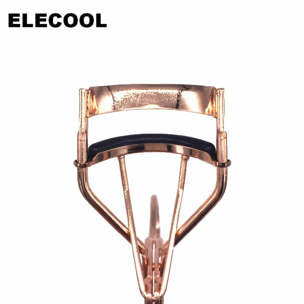 Женские щипцы для завивки ресниц ELECOOL 1 шт. зажим цвета розового золота + 10 сменных