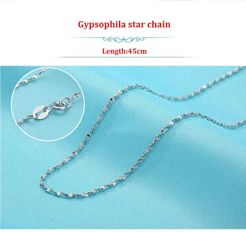 Ожерелье из серебра S925 пробы длиной 45 см 1 шт. | Украшения и аксессуары