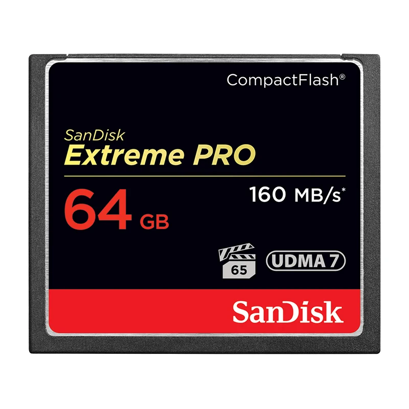 Двойной Флеш накопитель SanDisk Extreme Pro карты памяти CF 16 Гб оперативной 32 встроенной 64