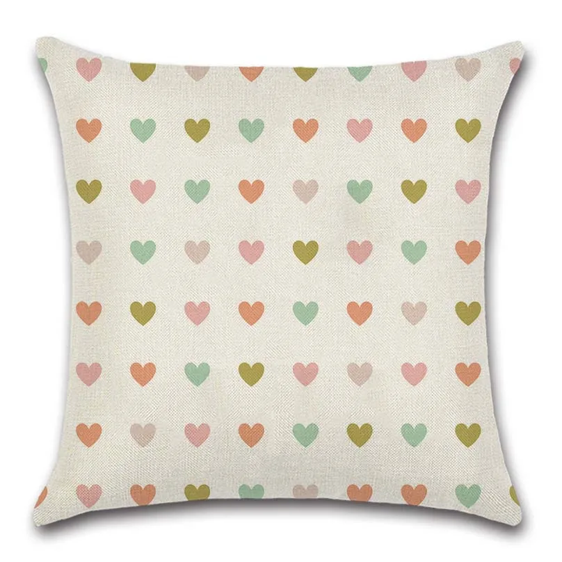 Простая бежевая наволочка с геометрическим узором украшение для дома диван