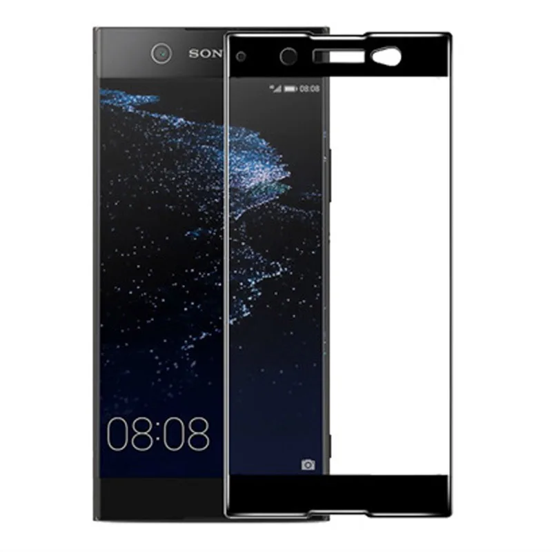 9H 3D закаленное стекло LCD изогнутая полная защитная крышка для экрана Sony Xperia XA XA1