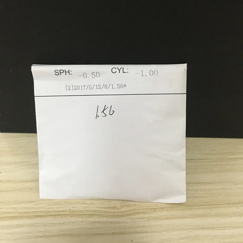 Линзы для очков из смолы с рецептом, асферические с зеленым покрытием, индекс 1,56, анти-УФ 400, отражающие оптические линзы.